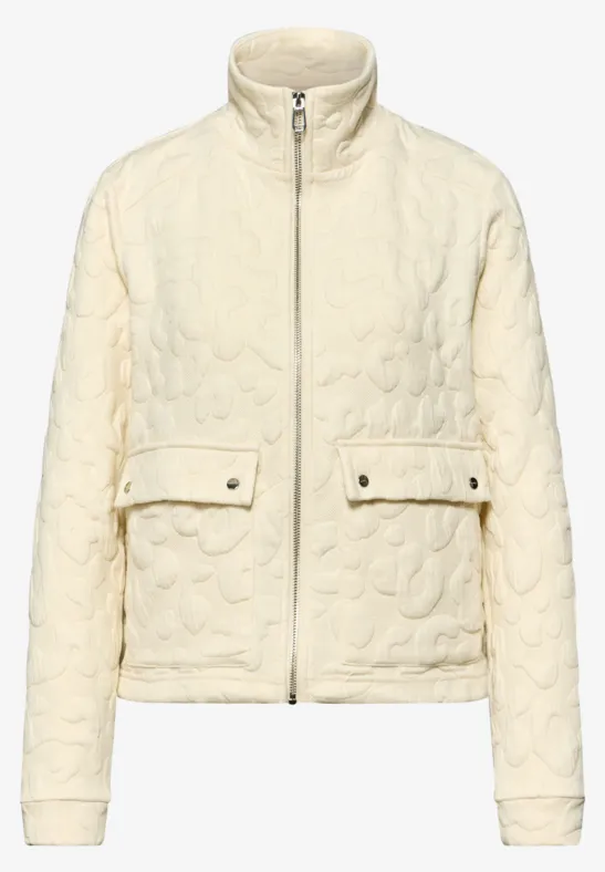 Leo Strukturjacke soft beige