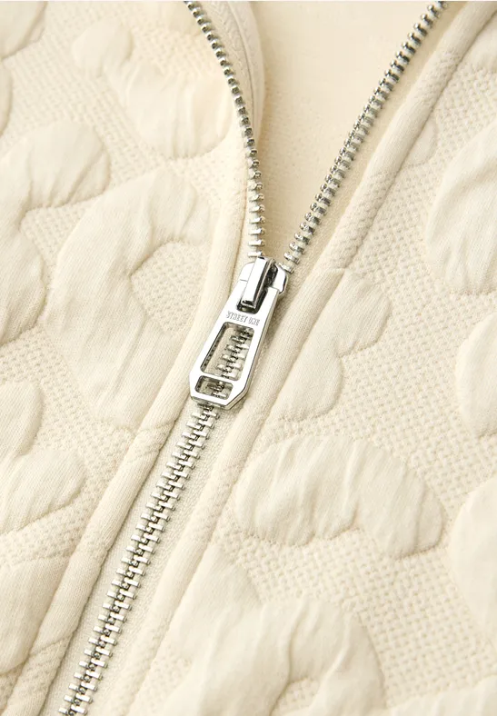 Leo Strukturjacke soft beige