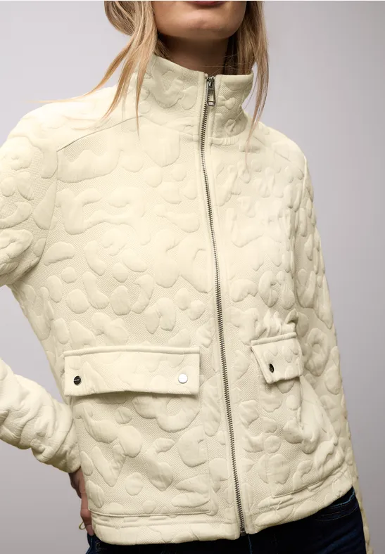 Leo Strukturjacke soft beige