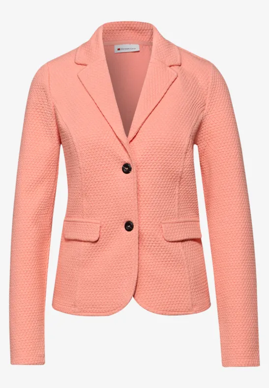 Strukturblazer light apricot