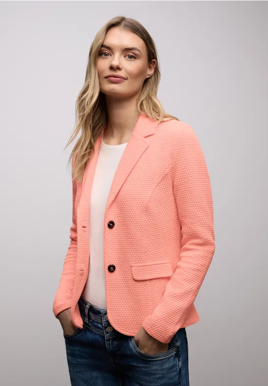 Strukturblazer light apricot