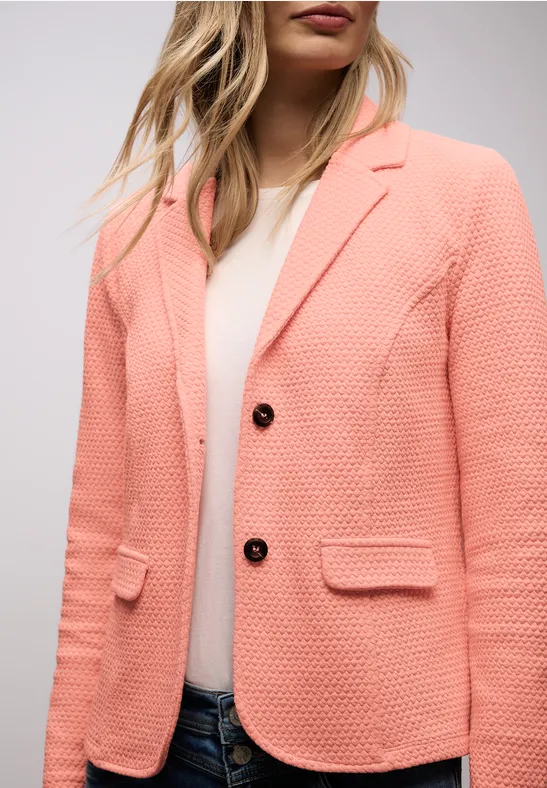 Strukturblazer light apricot