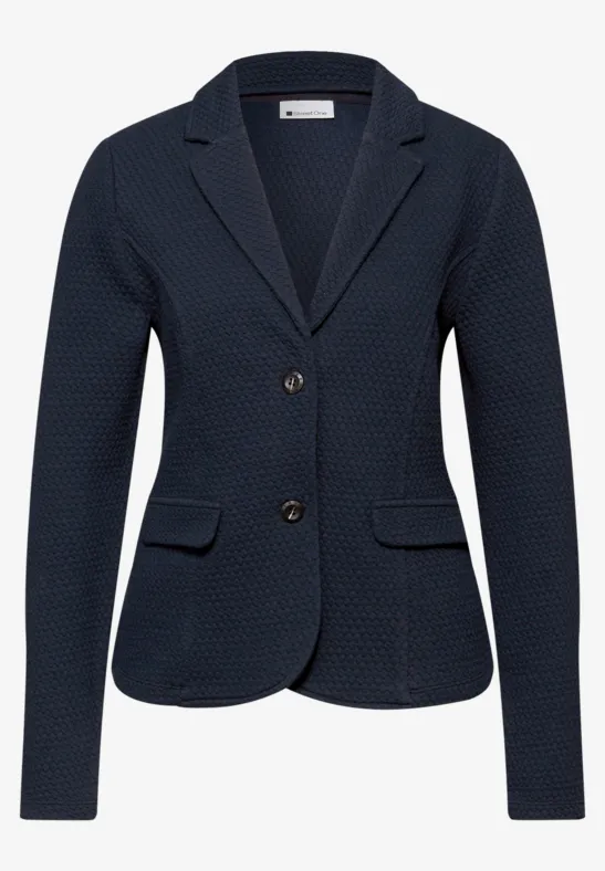 Strukturblazer shadowed navy