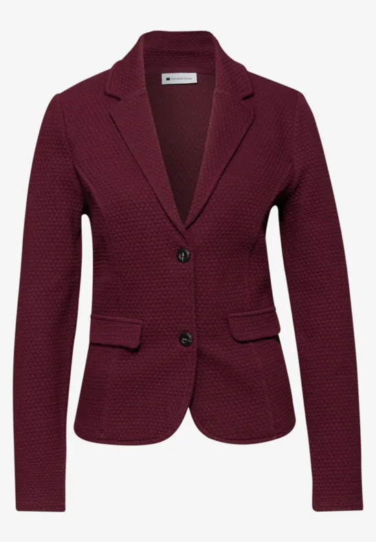 Strukturblazer truffle red