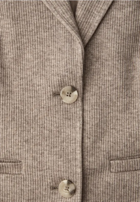 Marynarka z teksturą light terra mocha mel.