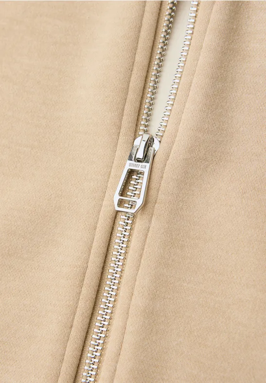 Jacke mit Strings cotton beige mel.