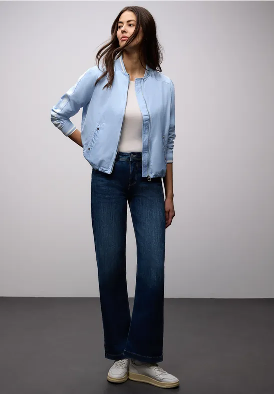 Blouson mit Gallonstreifen original blue