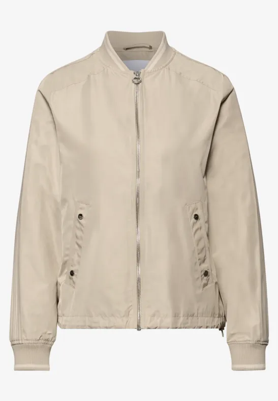 Blouson mit Gallonstreifen cotton beige