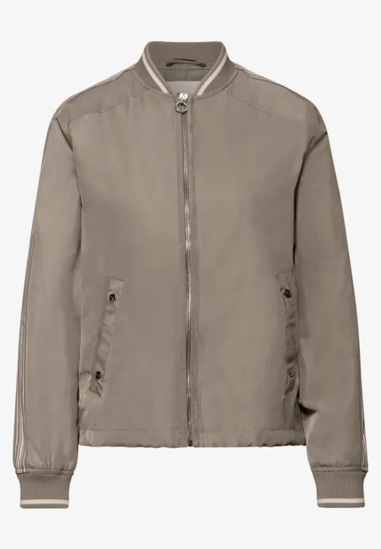 Blouson mit Gallonstreifen light terra mocha