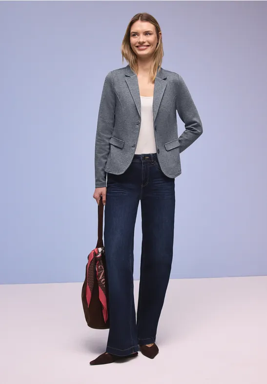 Basic Blazer shadowed navy