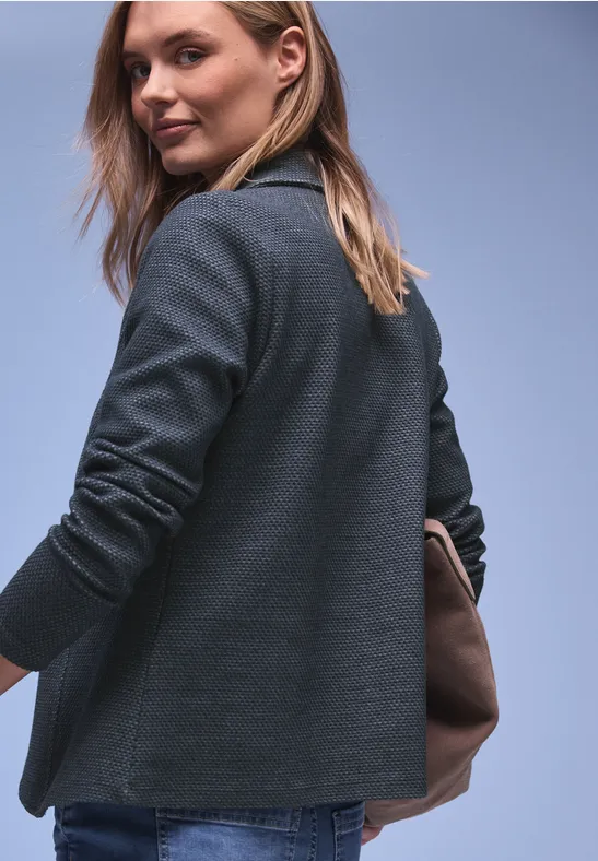 Marynarka basic shadowed navy