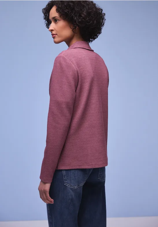 Marynarka basic dark clouded blush