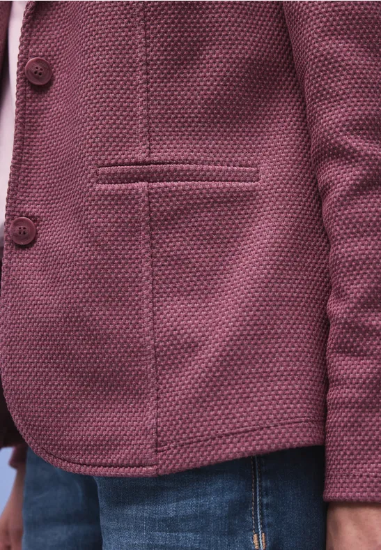 Marynarka basic dark clouded blush