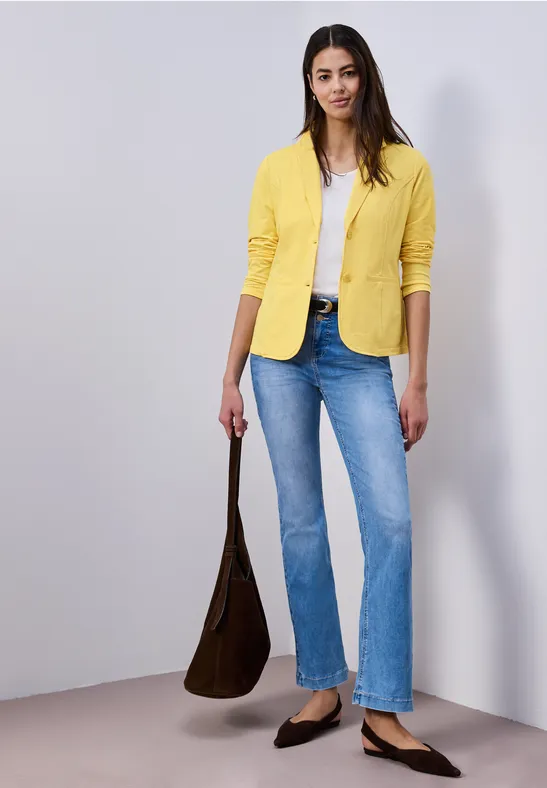 Basic Jersey Blazer bloom yellow