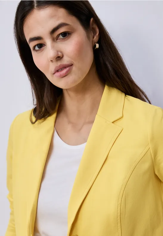 Basic Jersey Blazer bloom yellow