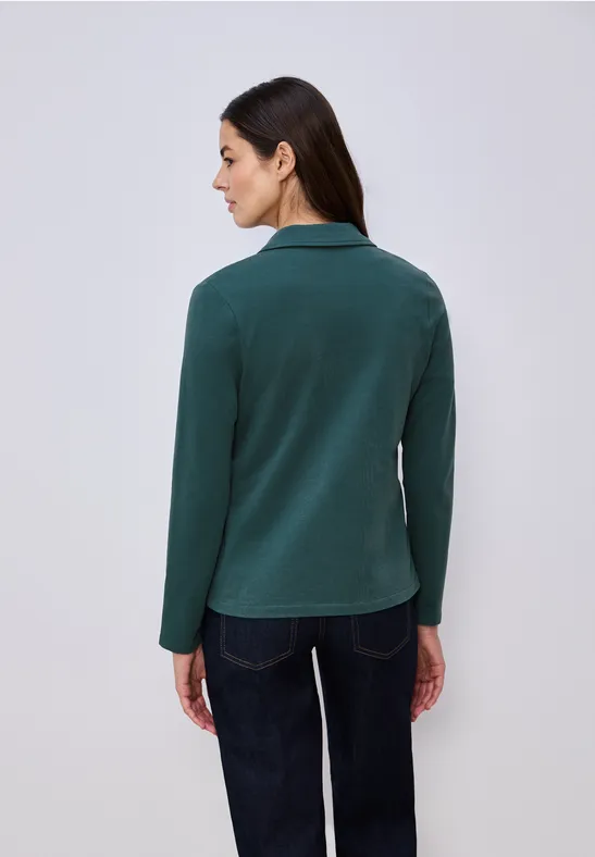 Basic Jersey Blazer mediterra green