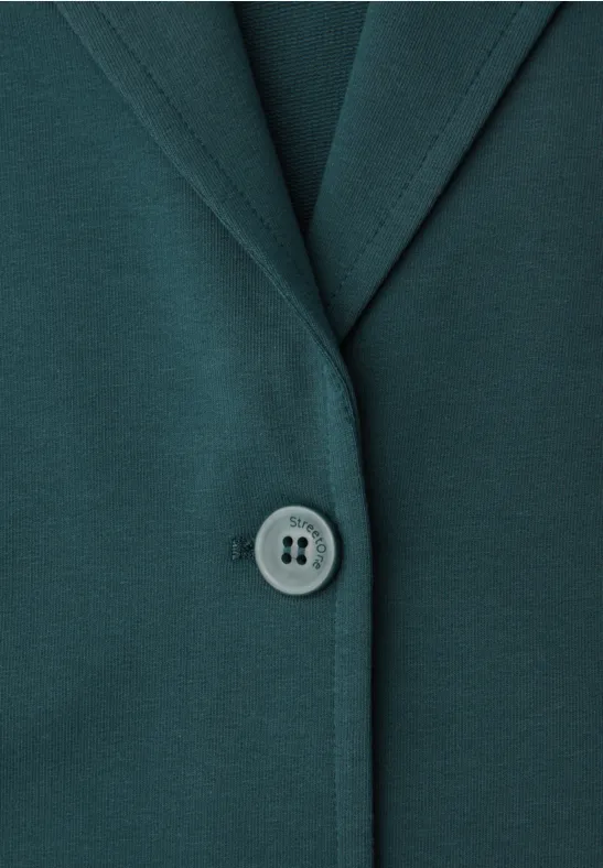Basic Jersey Blazer mediterra green