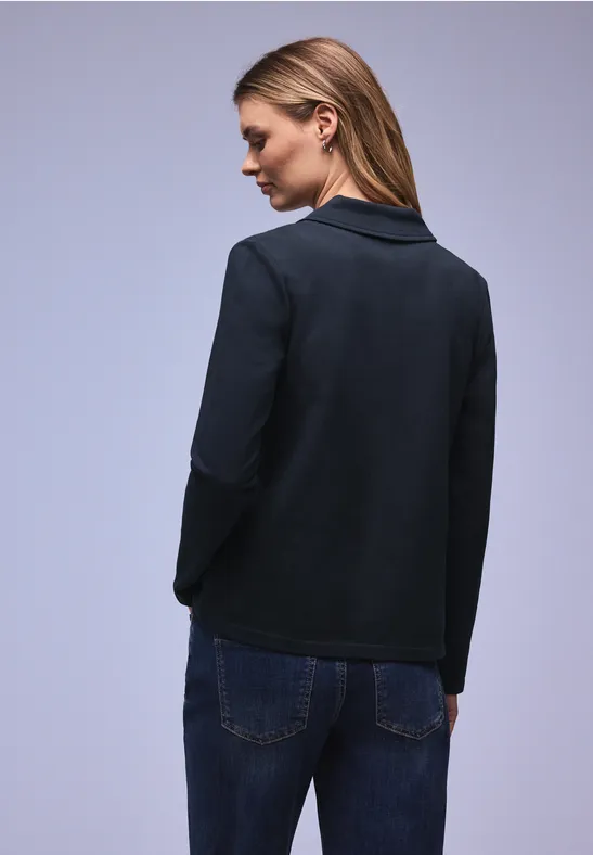Basic Blazer shadowed navy