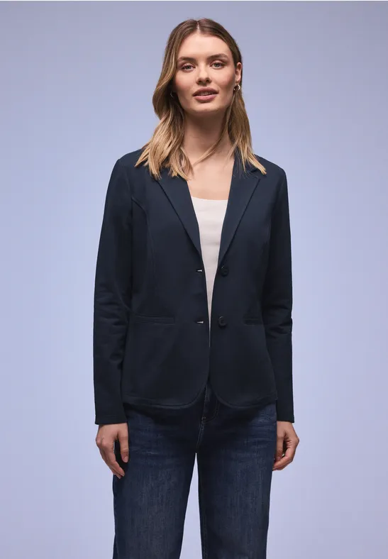 Basic Blazer shadowed navy