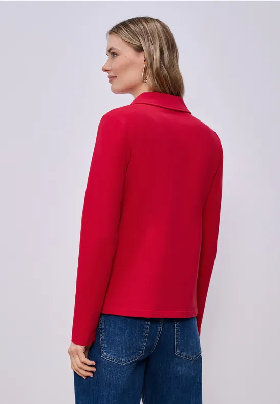 Blazer de base salsa red