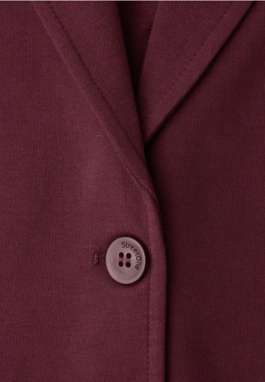 Basis blazer truffle red