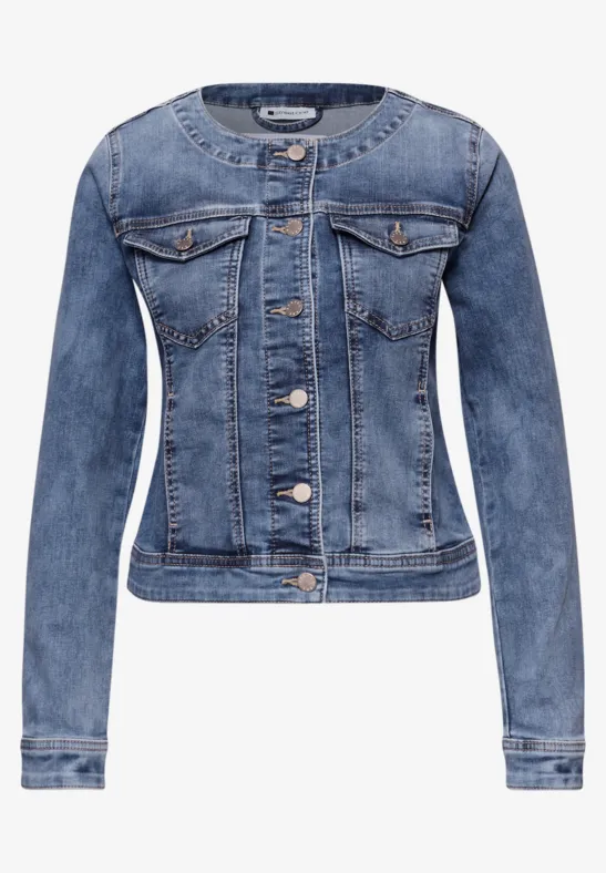 Jeansjacke Medium Blue Wash