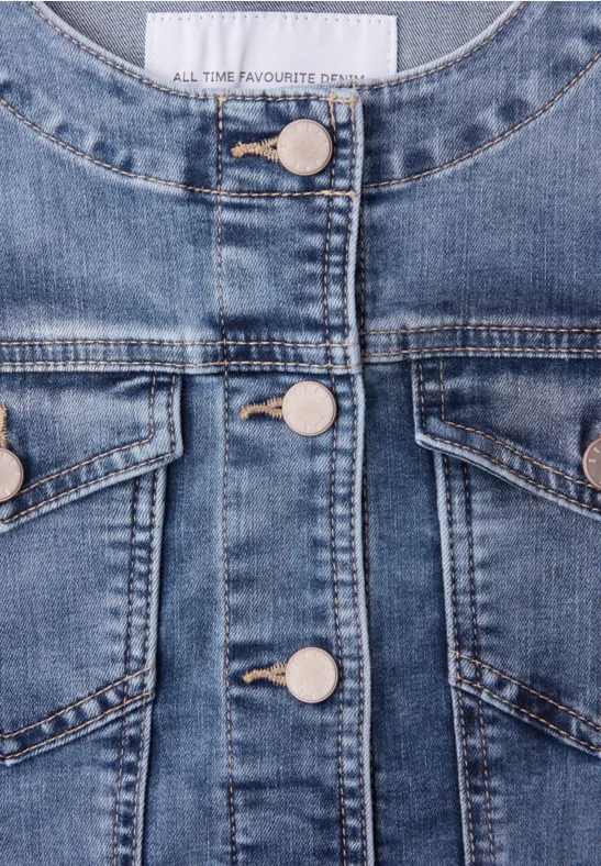 Jeansjacke Medium Blue Wash