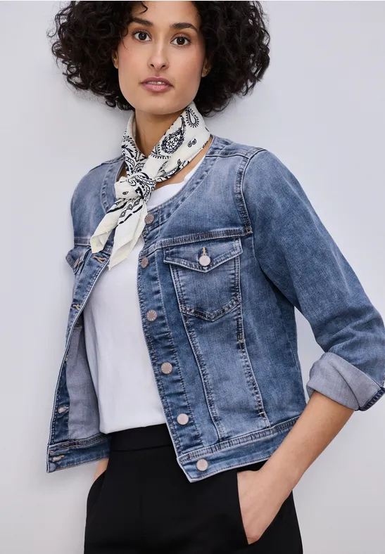Jeansjacke Medium Blue Wash