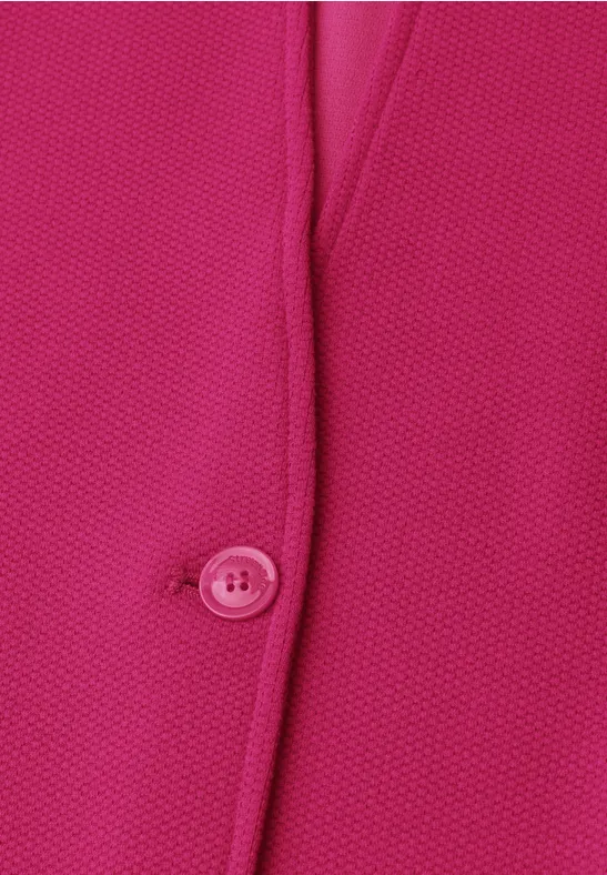 Blazer aus Jersey mit Struktur magenta dream