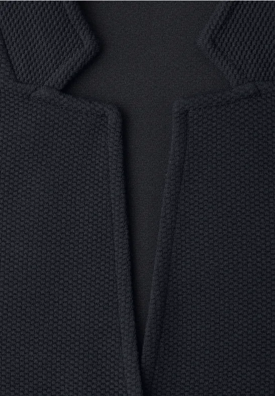 Jersey Blazer mit Struktur shadowed navy