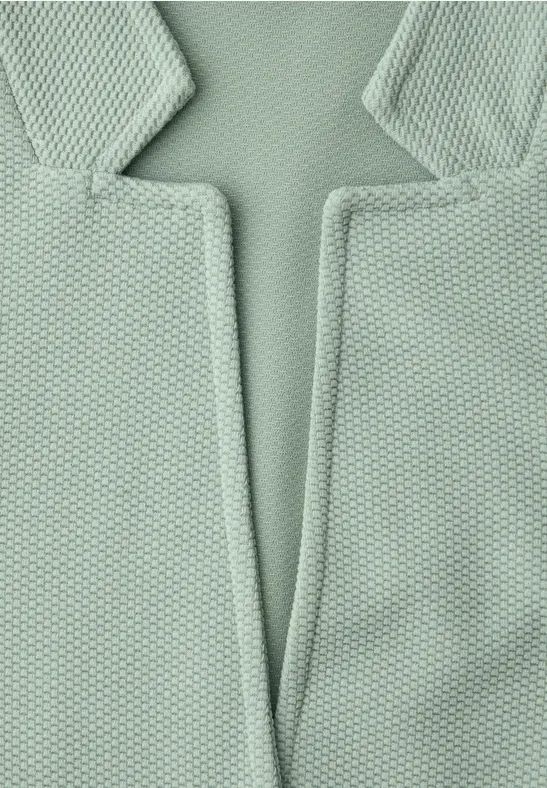 Marynarka z jerseyu ze strukturą mint leaf