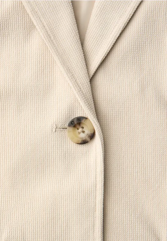 Langer Blazer smoke beige