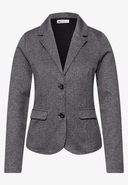 Blazer basique avec col à revers shadowed navy
