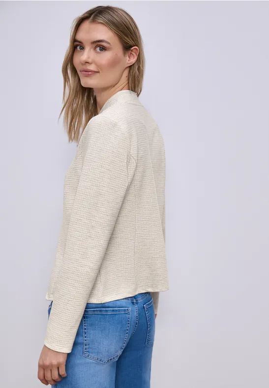 Blazer mit Struktur smoke beige