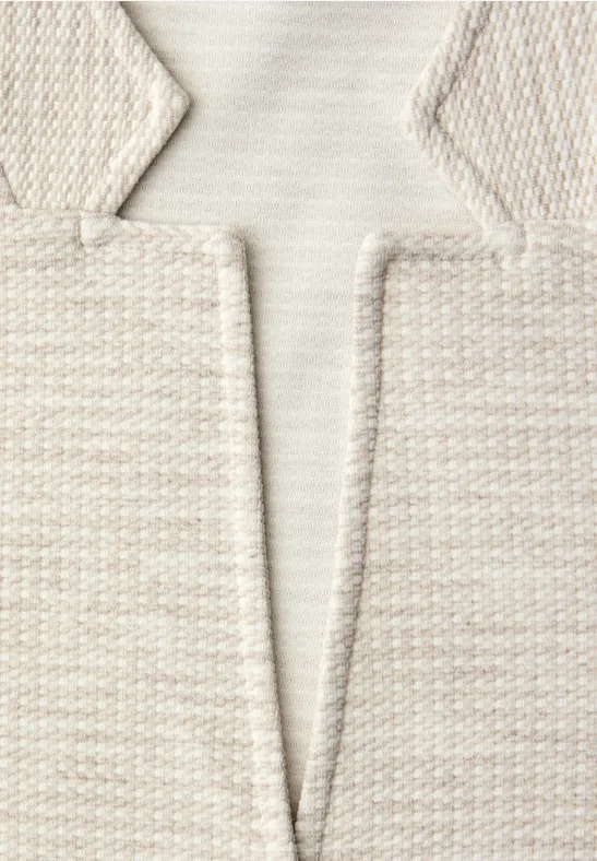 Blazer mit Struktur smoke beige