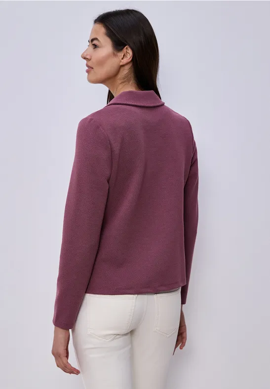 Blazer basique avec col à revers dark clouded blush