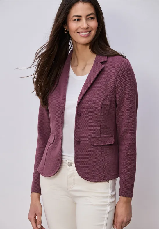 Blazer basique avec col à revers dark clouded blush