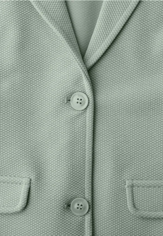 Blazer basique avec col à revers mint leaf