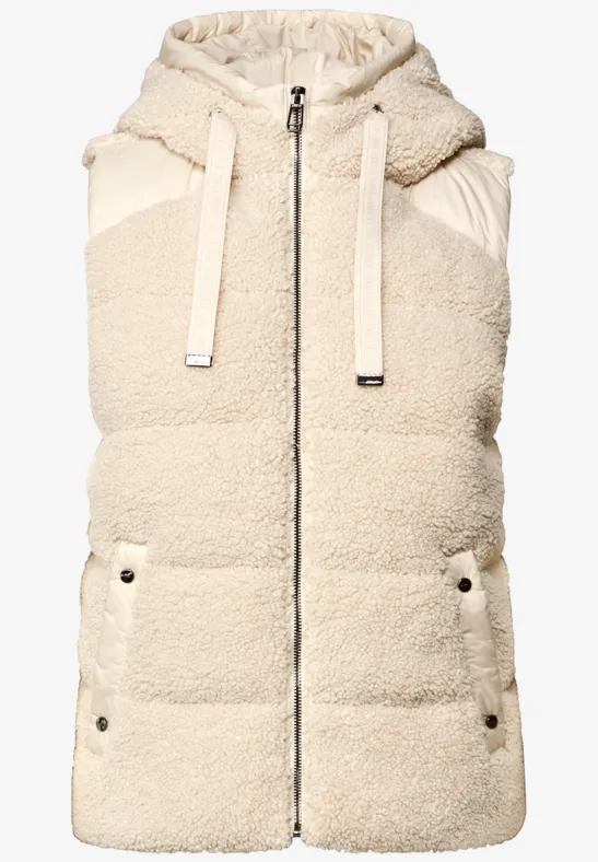 Struktumix Teddy-Weste savannah sand