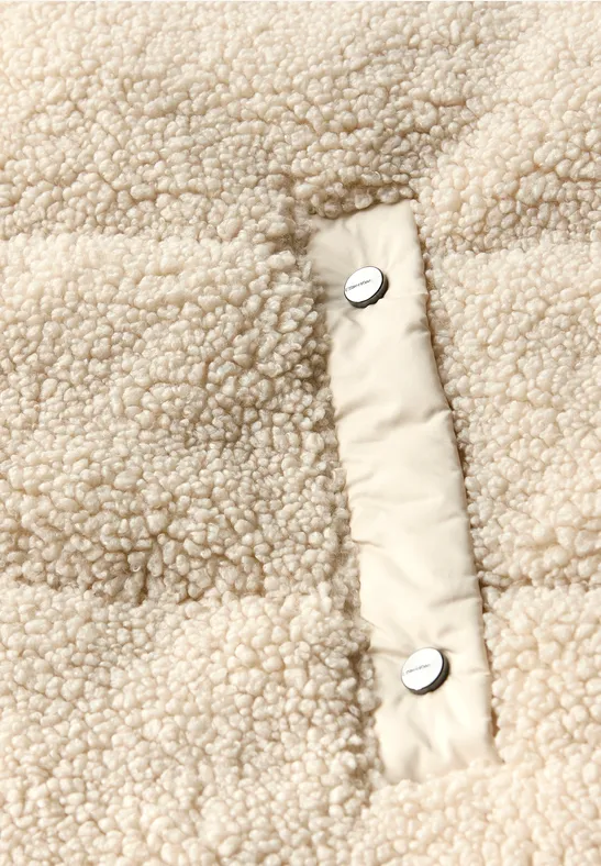 Struktumix Teddy-Weste savannah sand