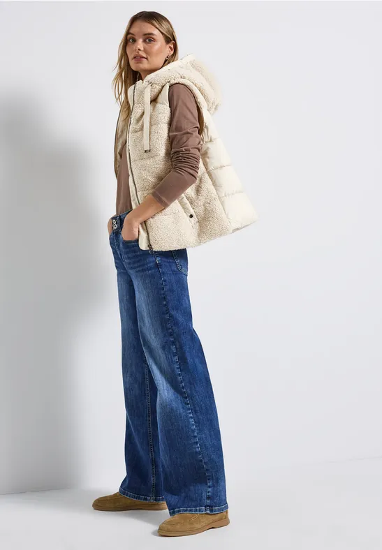 Struktumix Teddy-Weste savannah sand