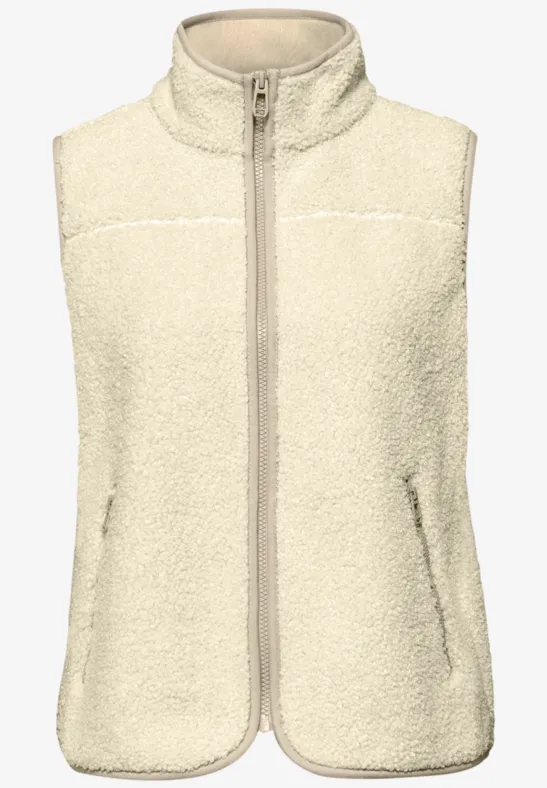 Zacht vest eggshell ecru