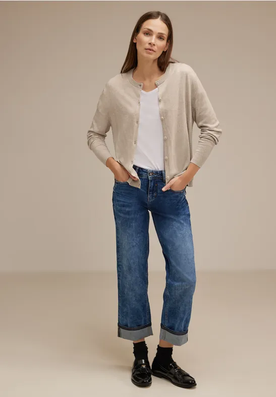 Street One Canotta Basic Donna Beige Blushing Taglia 46 - Spallacci Regolabili