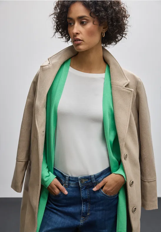 Lang vest tendril green
