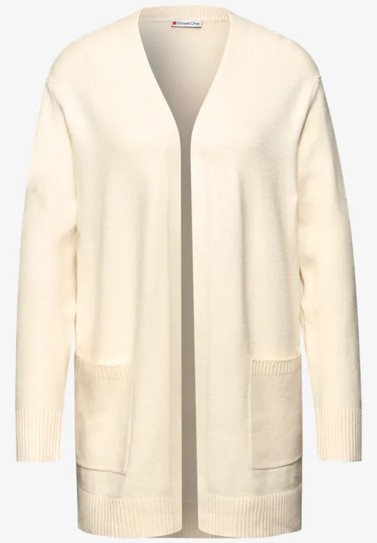 Offener Cosy Cardigan soft beige