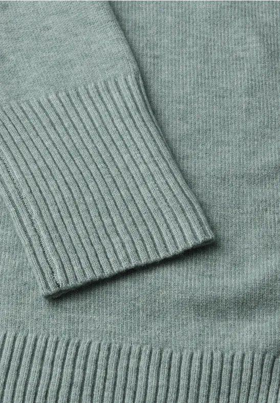 Offener Cardigan nile blue mel.
