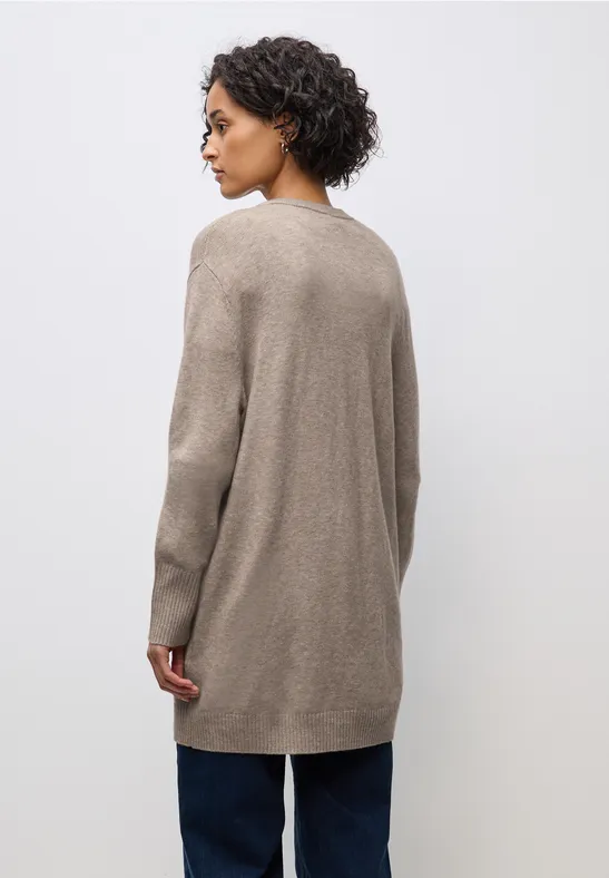 Offener Cardigan mocha dream mel.