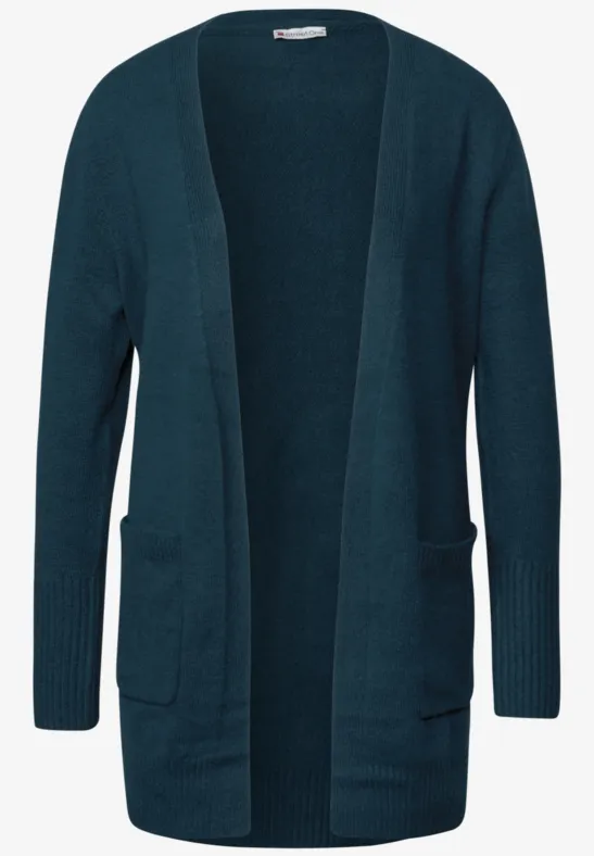 Offener Cardigan tide blue mel.