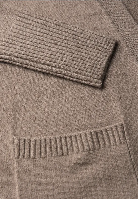 Offener Cardigan mocha dream mel.
