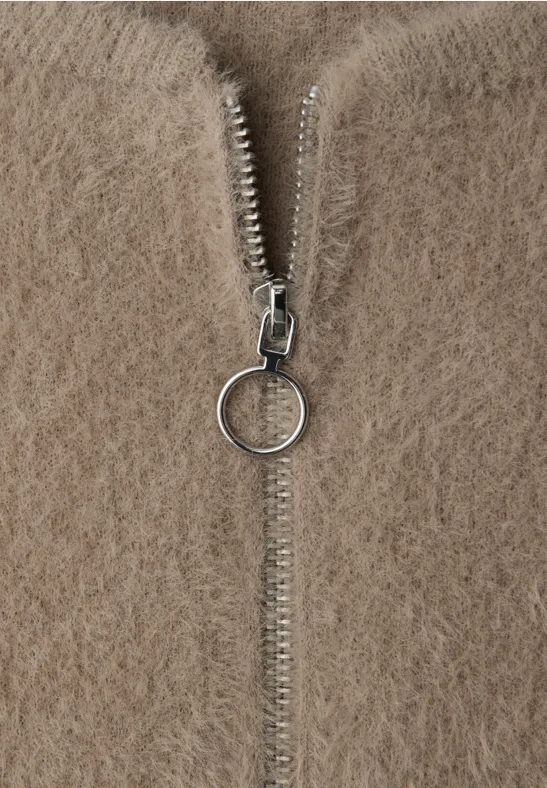 Vest in blousonlook mocha glow